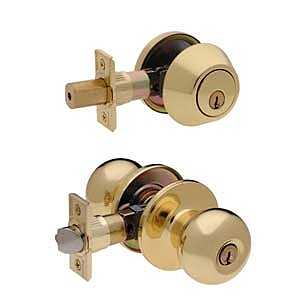 Taymor Professional Series 34-FV531436 Deadbolt and Entry Lockset, Knob Handle, Satin, 3 Grade, Stainless Steel