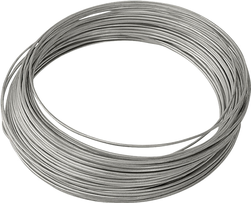Hillman 50142 Utility Wire, 100 ft L, 14, Galvanized Steel