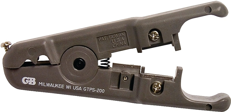 GB GTPS-3200 Cable Stripper, 1/8 to 3/8 in Wire, 0.24 in Dia Stripping, 4-1/2 in OAL