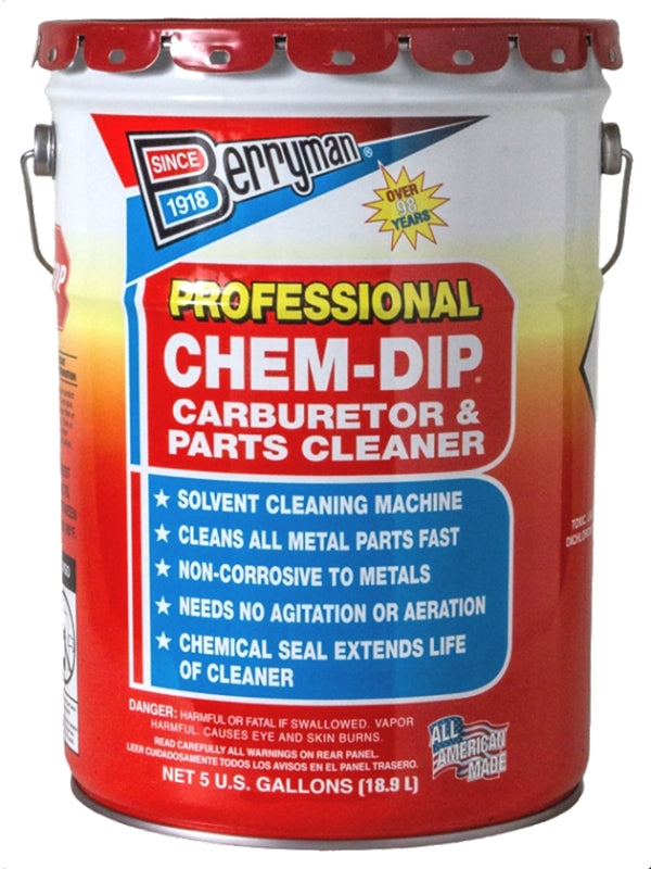 Berryman Chem-Dip 0905 Professional Parts Cleaner, 5 gal, Liquid
