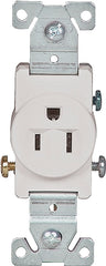817W-BOX WHT SGL RECPT15A125V