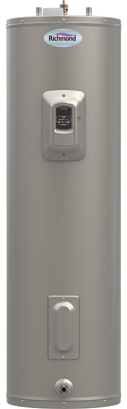 Richmond Essential Series 6E40-DCG Tall Electric Water Heater, 240 VAC, 4500 W, 40 gal Tank, 0.93 Energy Efficiency