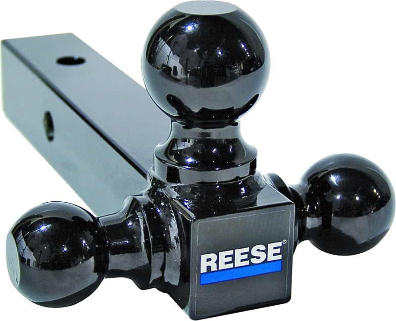 Reese Towpower 21512 Tri-Ball Mount Bar, 1-7/8, 2, 2-5/16 in Dia Hitch Ball, Steel, Powder-Coated