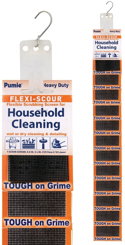 Pumie FLEXI-SCOUR FLEX-24C Scouring Screen, 3-1/2 in L, 0.13 in W