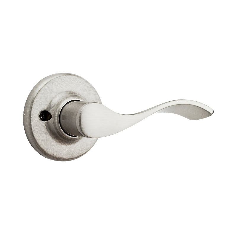 Weiser Elements Belmont Series 9GLC120-021 Half Dummy Lever, Levers Lock, Satin Nickel, Residential, Right Handed Hand