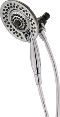 Delta In2ition Series 75583C 2-in-1 Shower, Round, 1/2 in Connection, IPS, 1.75 gpm, 5-Spray Function, Plastic, Chrome