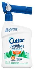 Cutter HG-96619 Concentrated Essentials Bug Control, Spray Application, Backyard, Landscaping, Lawn, 32 fl-oz Bottle