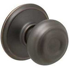 Schlage F170VGEO716 Dummy Knob, Knob Handle, Round Design, Aged Bronze, Residential, Metal
