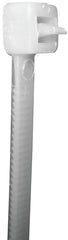 Tradeselect CTX24P10 Cable Tie, 6.38 in Max Bundle Dia, Nylon, Natural