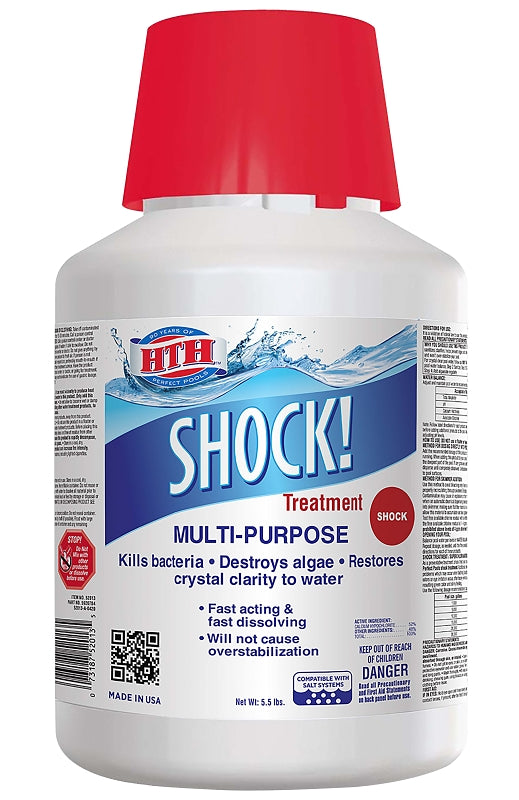HTH 52013 Pool Shock, 4.16 lb, Granular, Chlorine, White