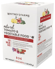 Whitney Farms SCO1010113179 Plant Food, 1 lb, 9-3-6 N-P-K Ratio