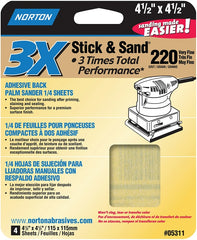 05311 SANDPAPER 4.5X4.5 220G