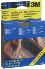 3M Safety-Walk 7646 Tread, 180 in L, 1 in W, Gray