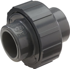 B & K 164-607 Pipe Union, 1-1/2 in, Slip Joint, Gray, SCH 80 Schedule, 150 psi Pressure