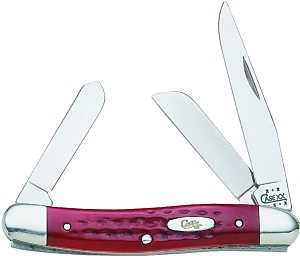 CASE 786 Folding Pocket Knife, 2.57 in Clip, 1.88 in Sheep Foot, 1.71 in Spey L Blade, Stainless Steel Blade, 3-Blade