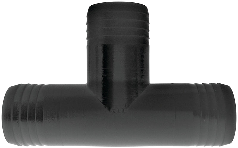Green Leaf T12P Hose Adapter Tee, Polypropylene, Black