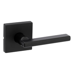 Weiser Halifax Series 9GLA1010-065 Passage Lever, Levers Lock, Matte Black, Residential, Universal Hand, 2 Grade