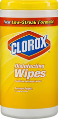 Clorox 01628 Disinfecting Wipes, Can, Liquid, Citrus, White