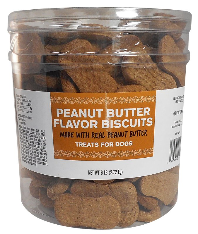 Pet Life 02916 Dog Biscuit, Peanut Butter Flavor, 6 lb