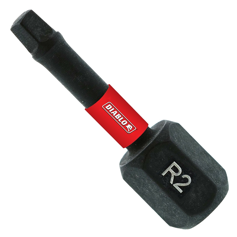 Diablo DSQ21P5 Screwdriver Insert Bit, #2 Drive, Square Drive, 1 in L