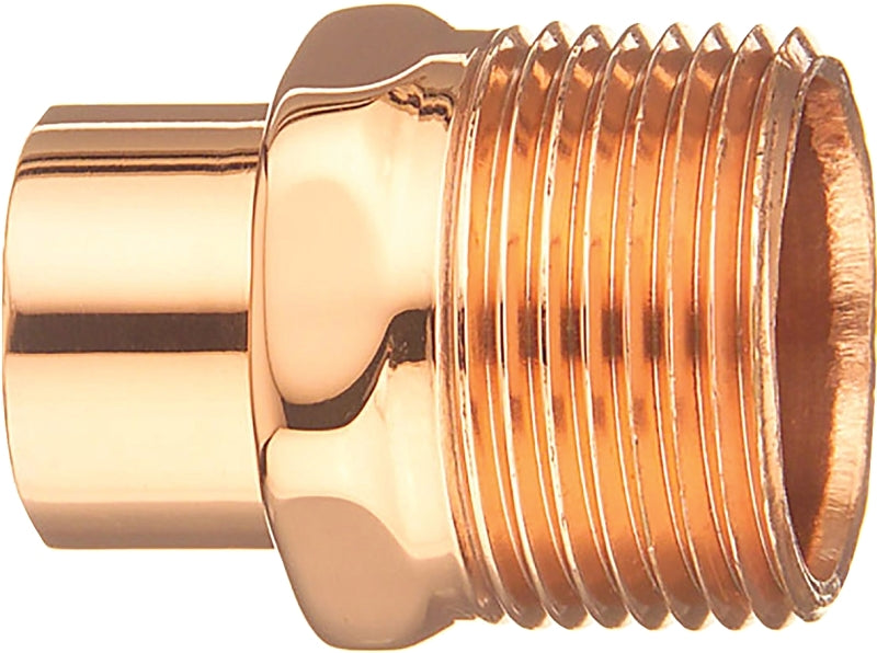 EPC 104-2 Series 30444 Street Pipe Adapter, 3/4 in, FTG x MIP, Copper
