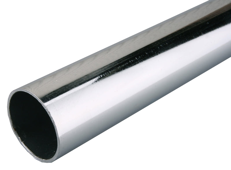 Knape & Vogt Closet-Pro HD 0015-8CH Closet Pole, 1-5/16 in Dia, 96 in L, Steel, Chrome