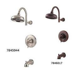 808YP0K BRUSHED NICKEL TUB & S