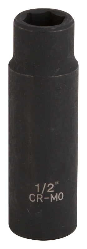 Vulcan Deep Impact Socket, 1/2 in Socket, Black Phosphate