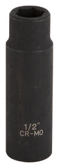 Vulcan Deep Impact Socket, 1/2 in Socket, Black Phosphate