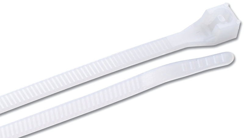 GB 46-507N Cable Tie, Double-Lock Locking, 6/6 Nylon, Natural