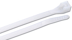 GB 46-507N Cable Tie, Double-Lock Locking, 6/6 Nylon, Natural