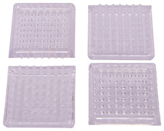 ProSource FE-50890-PS Furniture Glide, Plastic, Clear, Clear, 1-13/16 x 1-13/16 x 5/8 in Dimensions