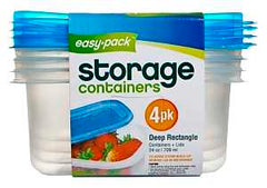 Easy Pack 8068 Storage Container Set, 28 oz Capacity