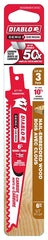 Diablo DS0606VCW3C Reciprocating Saw Blade, 6 in L, Carbide Cutting Edge
