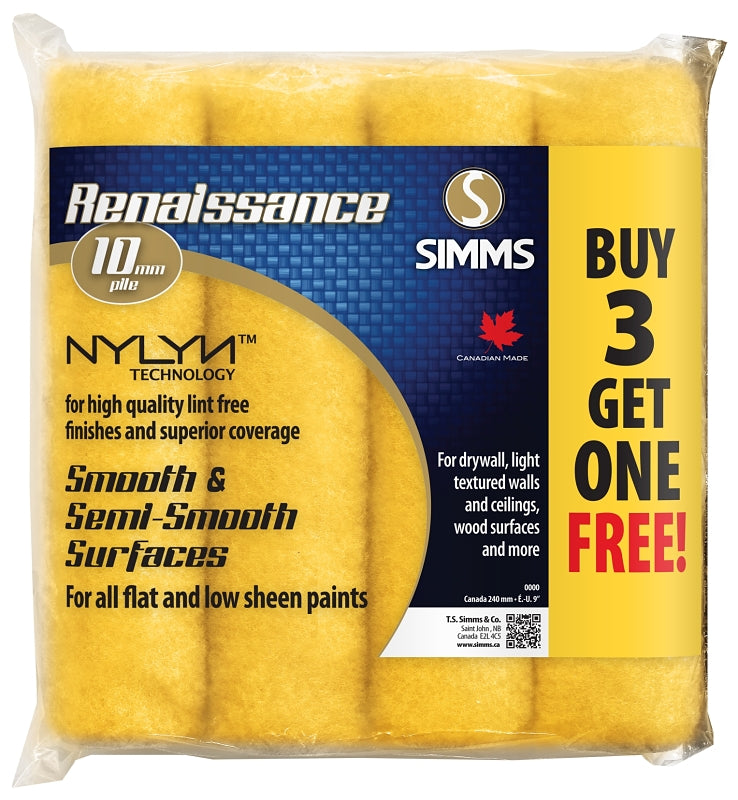 Renaissance 4751 Roller Cover, 10 mm Thick Nap