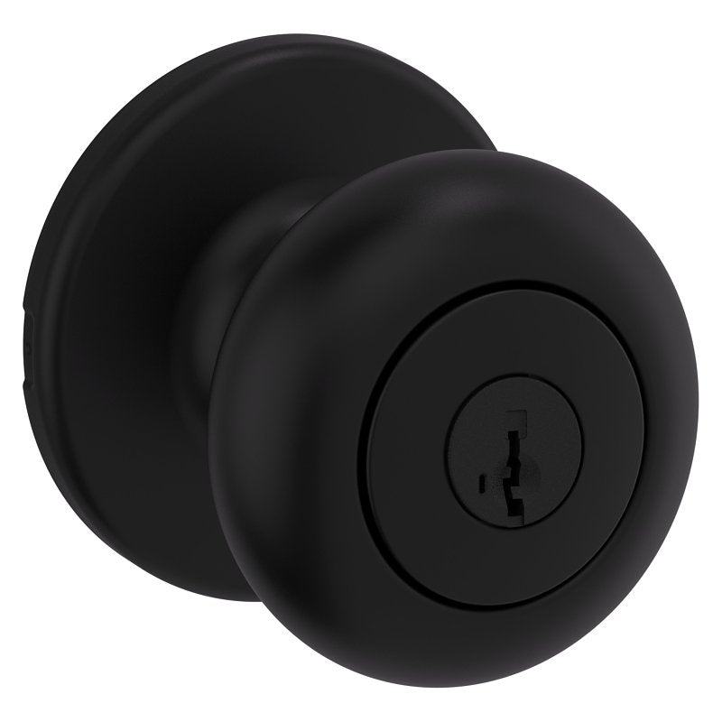 COVE KNOB ENTRY KEYED MAT BLK