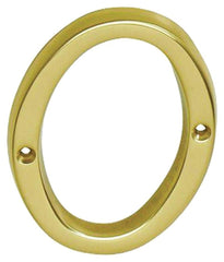 Schlage SC2-3006-605 #0 House Number, Character: 0, 4 in H Character, Brass Character, Brass