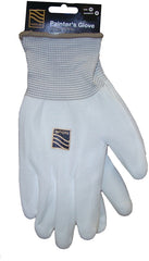 NOUR R GLOVE R GLOVE2 Painter's Gloves, M, Nylon, White