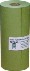 Trimaco EasyMask 12206 Trim Masking Paper, 180 ft L, 6 in W, Green