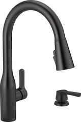 Delta Marca Series 19780Z-BLSD-DST Kitchen Faucet, 1.8 gpm, 1-Faucet Handle, 4-Faucet Hole, Metal, Matte, Deck