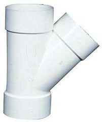 IPEX 040302 Pipe Wye, 3 x 3 x 3 in, Hub, PVC