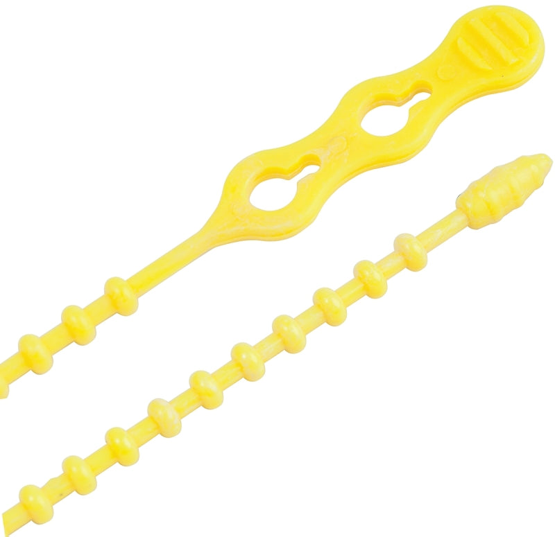 GB 45-12BEADYW Cable Tie, Resin, Safety Yellow