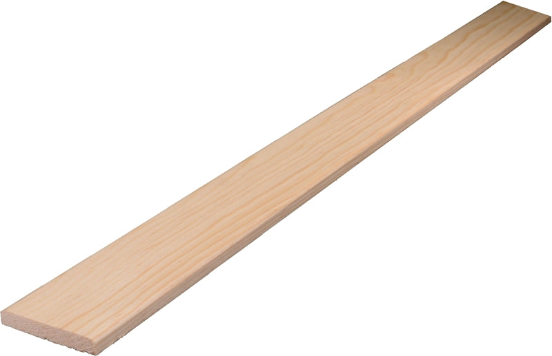 ALEXANDRIA Moulding WM970-20096C1 Panel Strip, 96 in L, 2 in W, Pine Wood