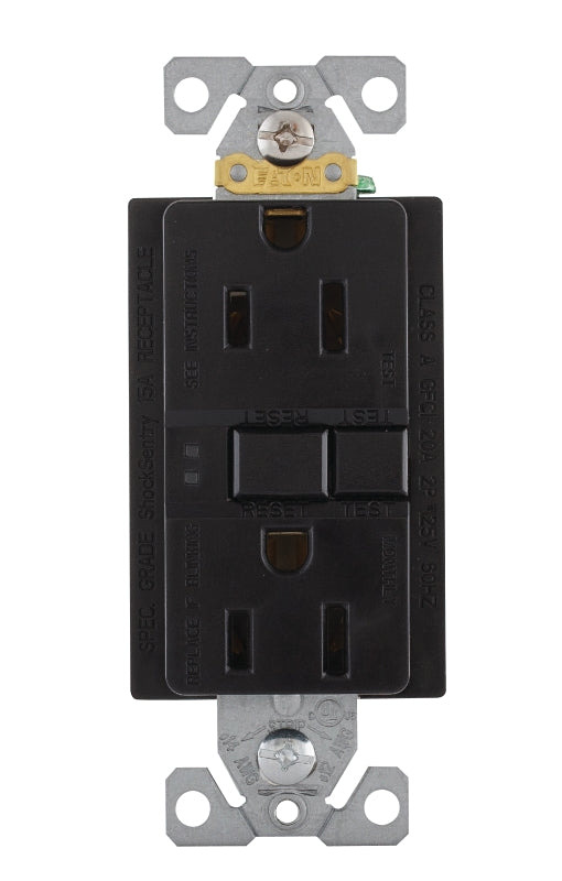 SGF15BK  BLACK RECEPTACLE GFI