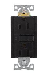 SGF15BK  BLACK RECEPTACLE GFI