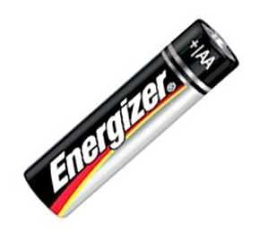 Energizer Max E91 Series E91MP Disposable Battery, 1.5 V Battery, 25 mAh, AA Battery, Manganese Dioxide, Zinc