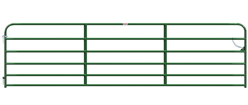 Behlen Country 40130162 Utility Gate, 192 in W Gate, 50 in H Gate, 20 ga Frame Tube/Channel, Green