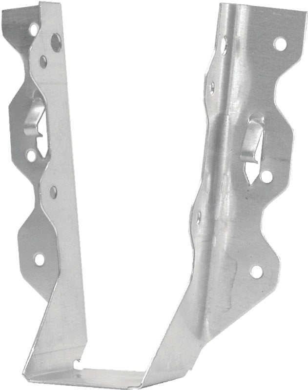 MiTek JL26 Joist Hanger, 4-3/4 in H, 1-1/2 in D, 1-9/16 in W, 2 in x 6 to 8 in, Steel, G90 Galvanized, Face Mounting