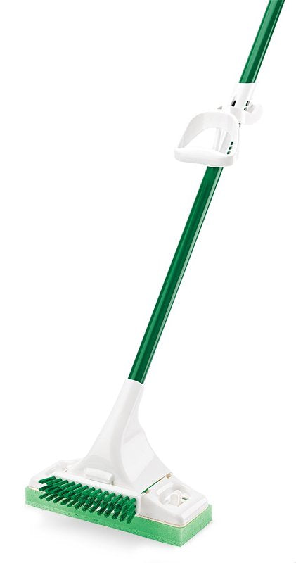 Libman Gator Series 3020 Mop, 57-1/2 in OAL, Sponge Mop Head, Clip-On, Steel Handle