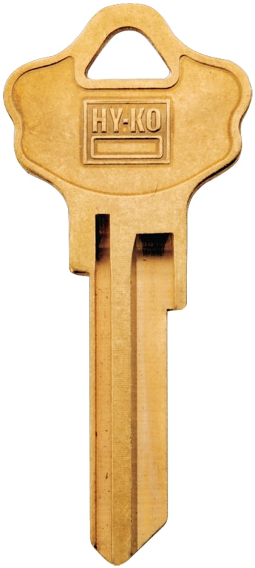 Hy-Ko 21200KW10BR Key Blank, Brass, For: Kwikset Cabinet, House Locks and Padlocks
